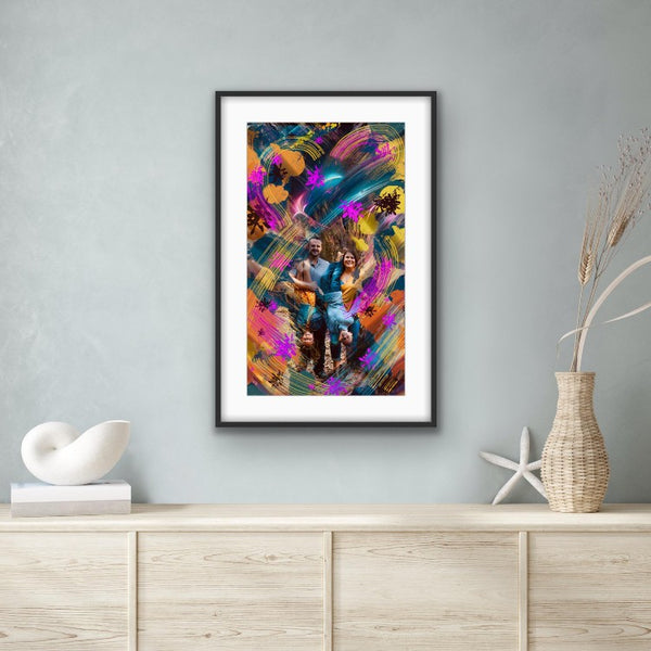 Custom Family Portrait | Personalized Photo Art for Home | Meaningful Wall Decor from Your Photo | Anniversary Gift & Housewarming Present | Turn Your Family Photo into Art